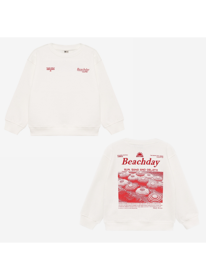 Daily7 - Oversized sweater artwork - Egret