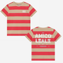 Daily7 - T-shirt big stripe - Chrysanthemum