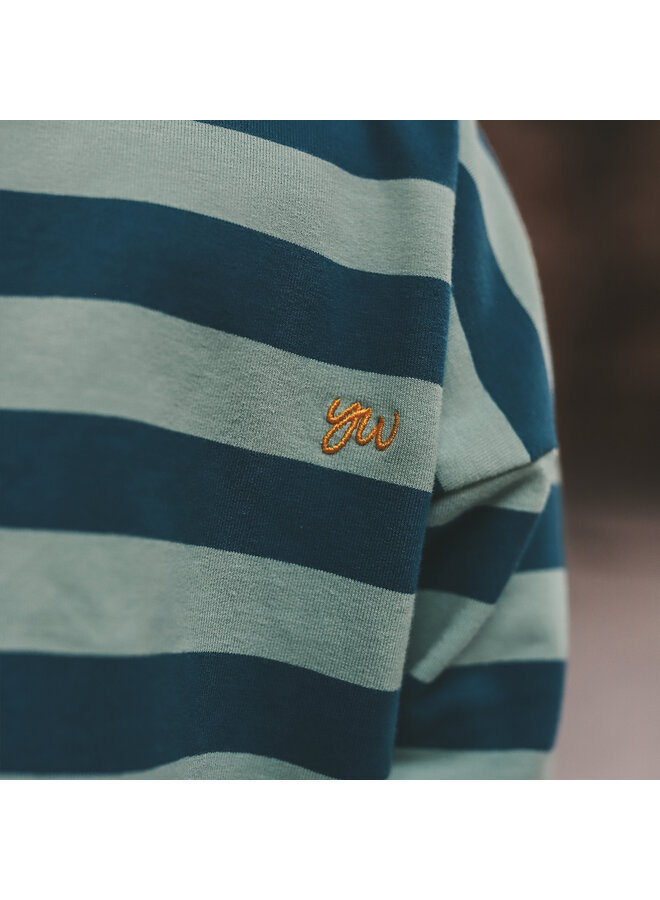 Your Wishes - Stripe French knit sweater - Corsair