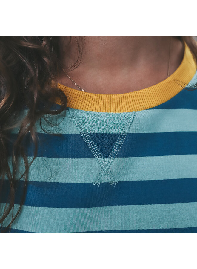 Your Wishes - Stripe French knit sweater mom - Corsair