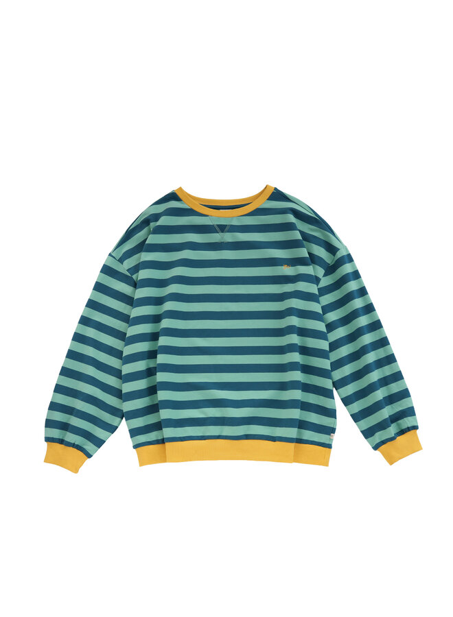 Stripe French knit sweater mom - Corsair