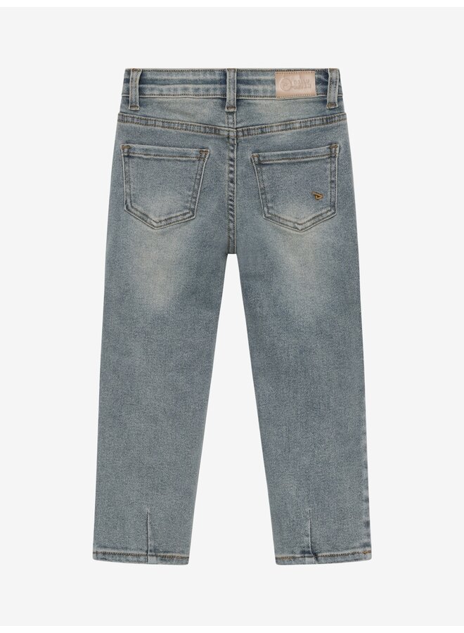 Daily7 - Denim mom fit embroidery – Used medium denim