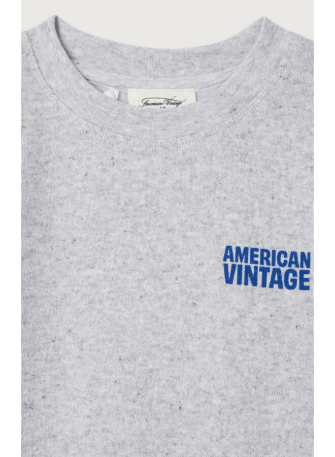 American Vintage - Evona t-shirt - Gris clair chine