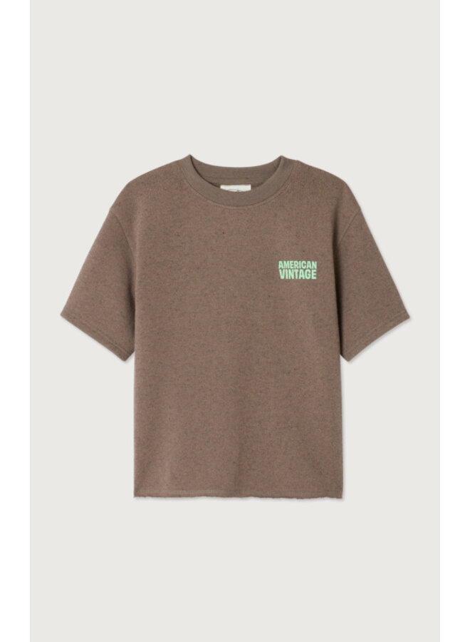 American Vintage - Evona t-shirt - Marron surteint