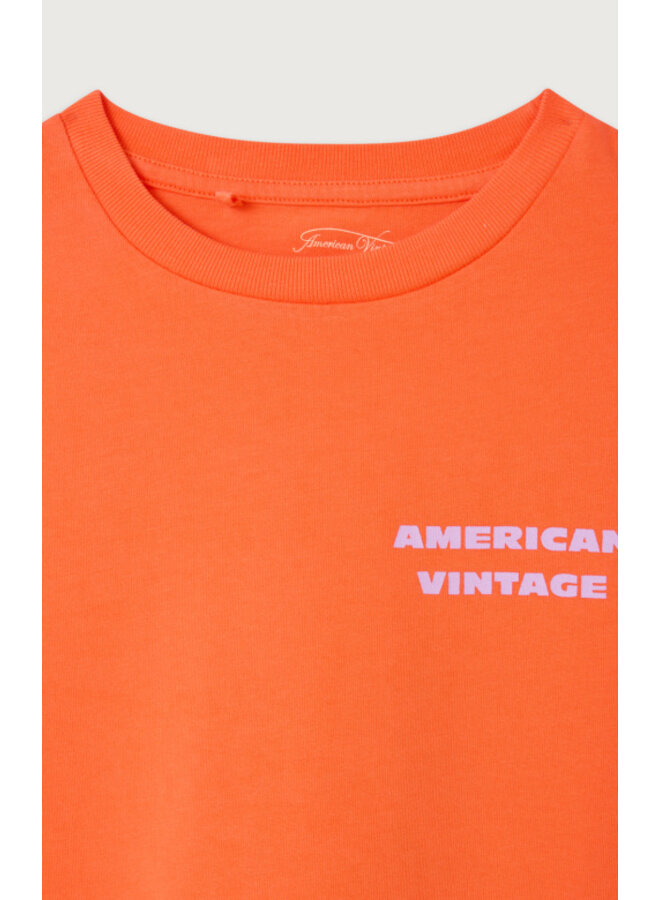 American Vintage - Fizvalley t-shirt - Manderine vintage
