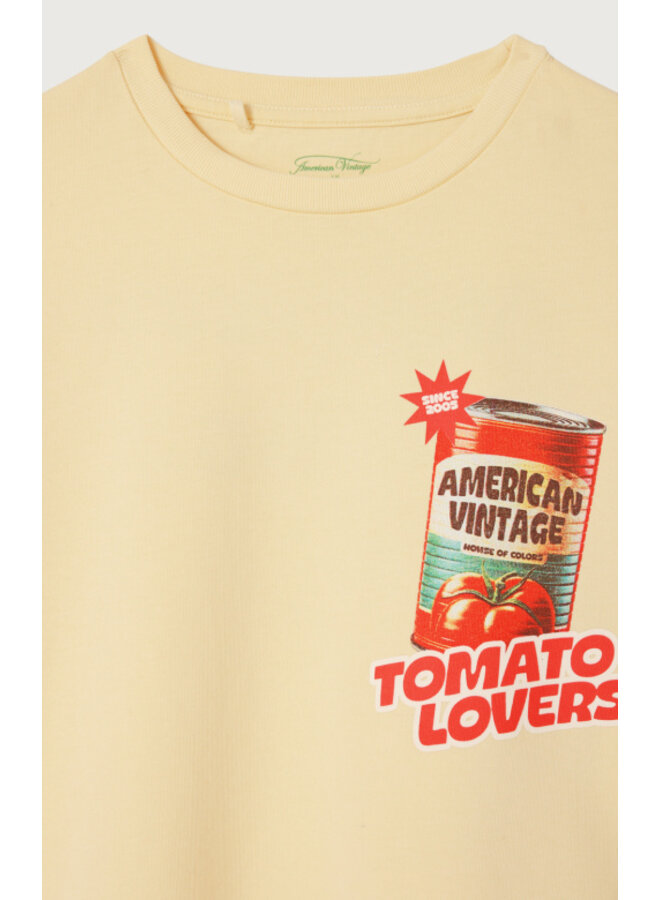 American Vintage - Fizvalley t-shirt - Creme anglaise