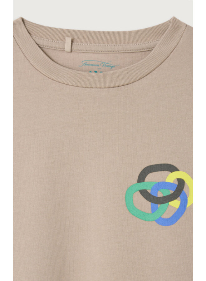 American Vintage - Fizvalley t-shirt - Seigle vintage