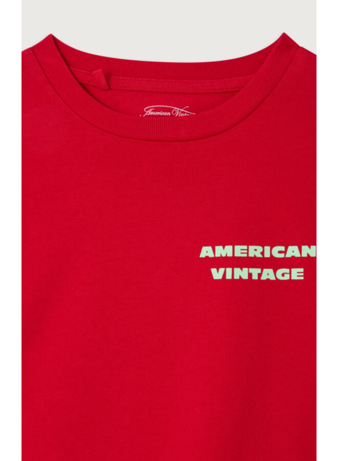 American Vintage - Fizvalley t-shirt - Rubis vintage