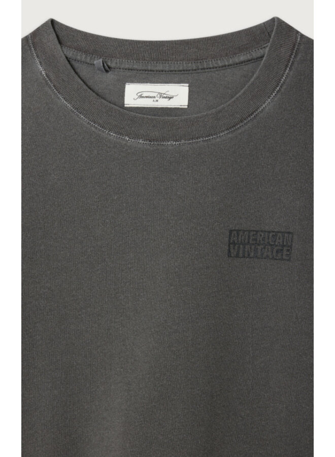 American Vintage - Pymaz t-shirt ML - Vintage carbone