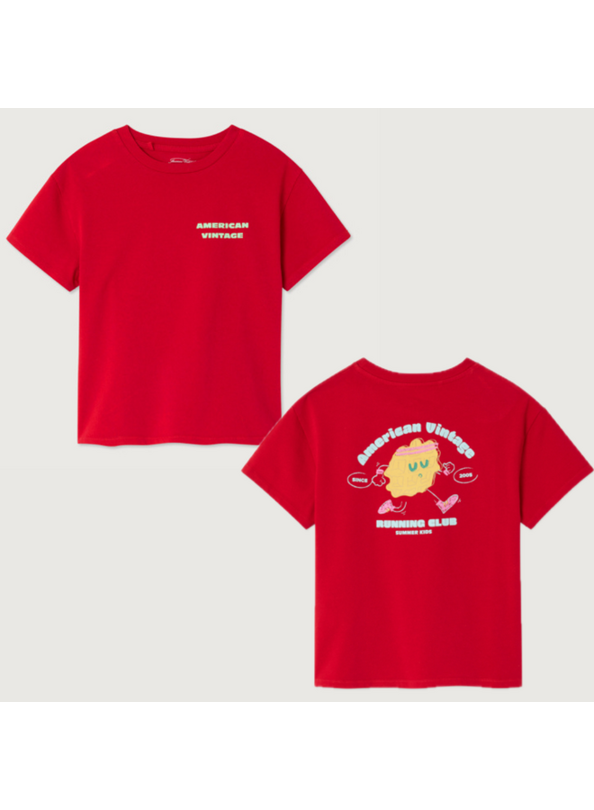 American Vintage - Fizvalley t-shirt - Rubis vintage