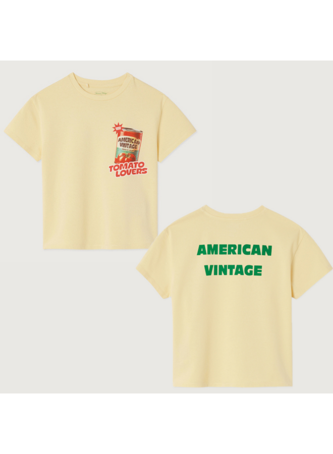 American Vintage - Fizvalley t-shirt - Creme anglaise
