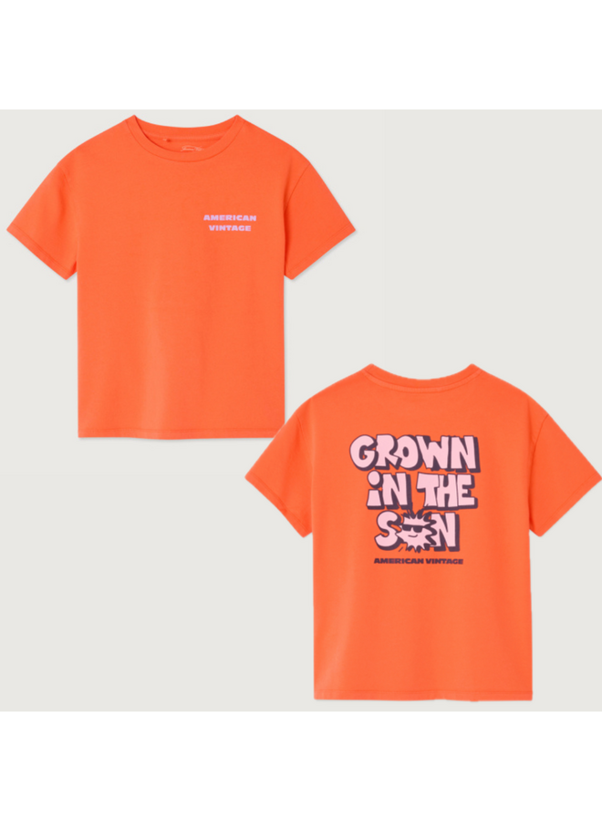 Fizvalley t-shirt - Manderine vintage