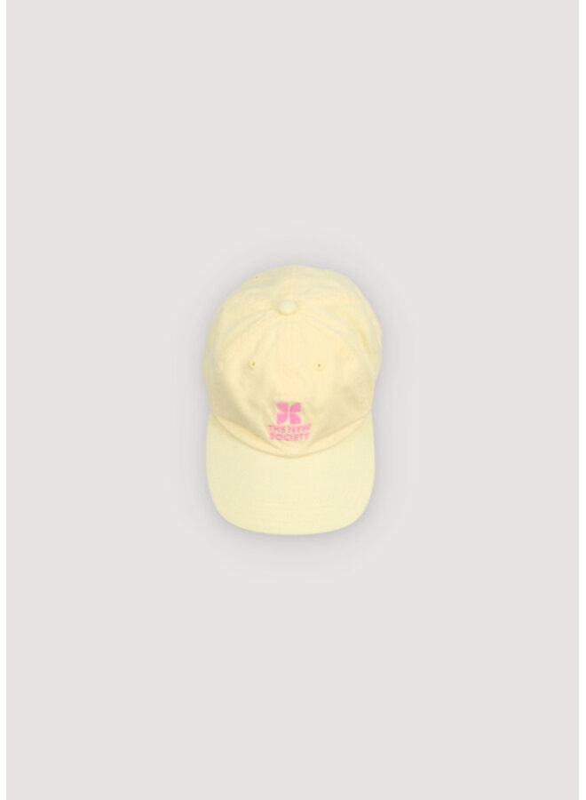 The New Society - TNS logo cap - Soft lemon