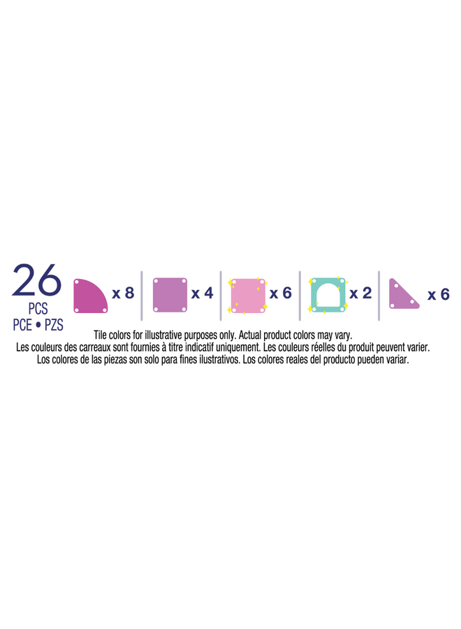 MAGNA-TILES - MicroMAGS heart to heart travel set