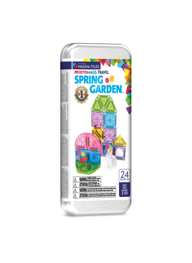MAGNA-TILES - MicroMAGS spring garden travel set