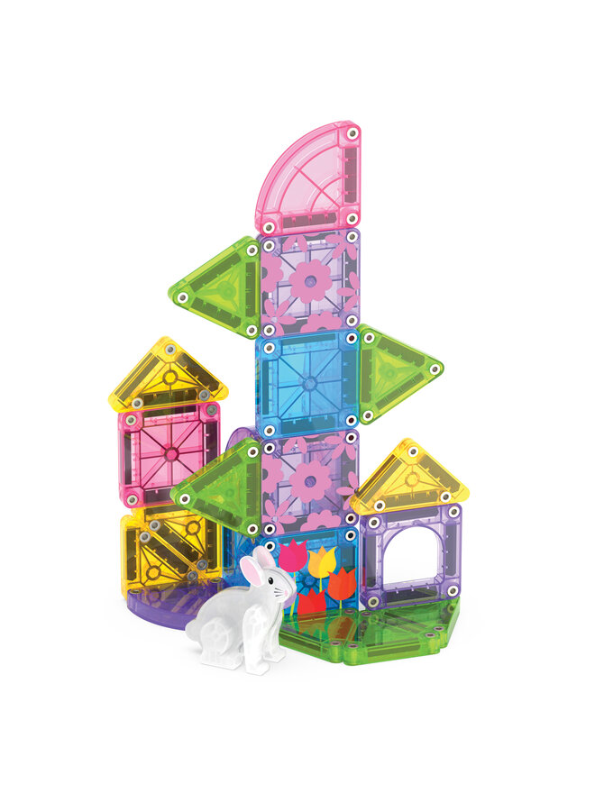 MAGNA-TILES - MicroMAGS spring garden travel set