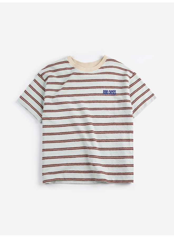 Bobo Choses - Bobo Choses stripes t-shirt - Light blue