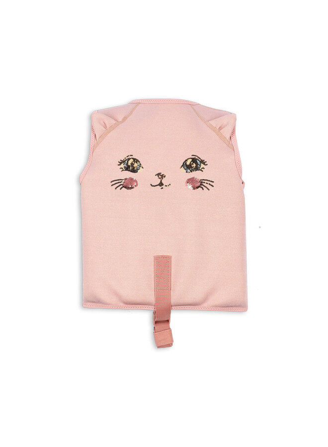 Kitty swim vest - Powder pink