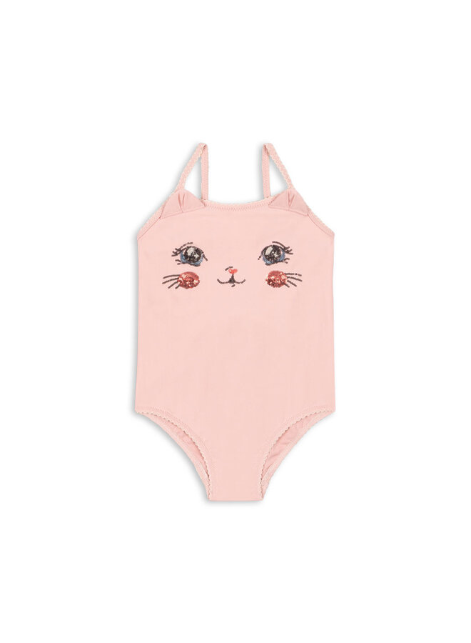 Kitty swimsuit - Powder pink