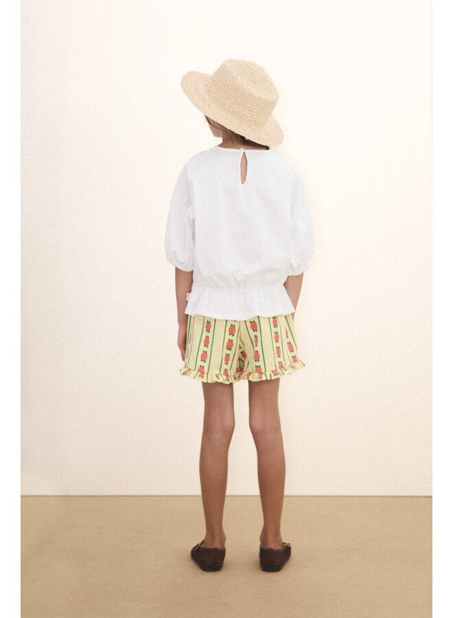 Tiny Cottons - Rose pattern shorts