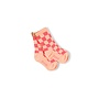 Nixnut - Checkered socks - Coral