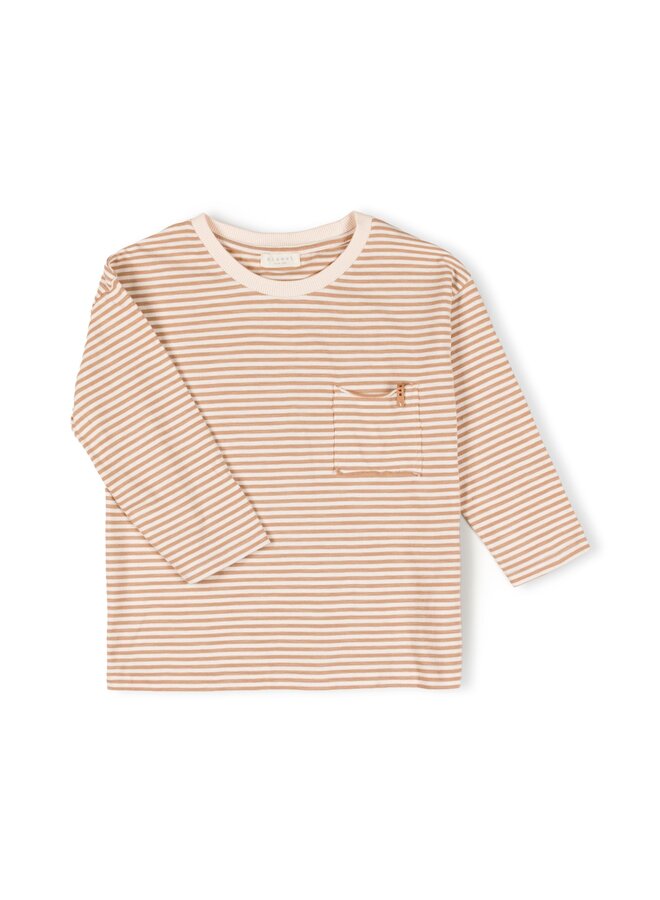 Drop shirt - Biscuit stripe