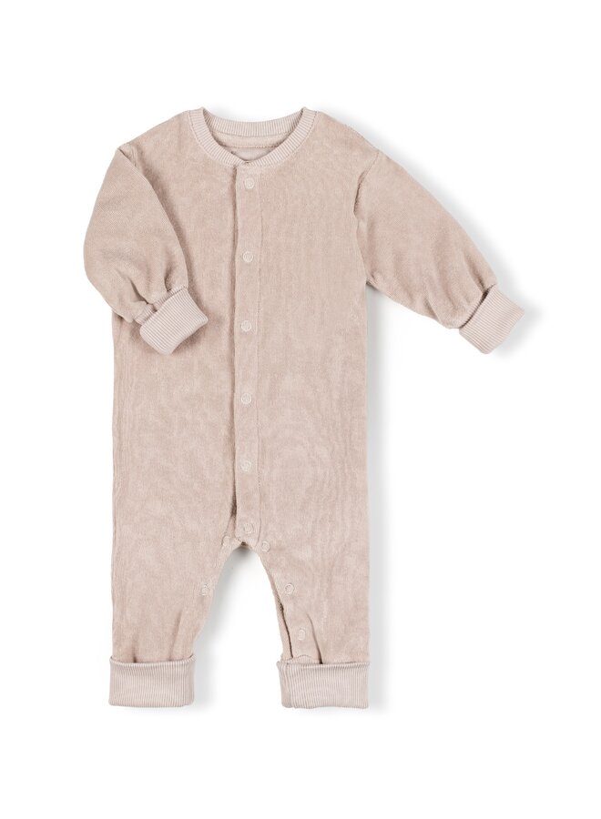 Snap onesie - Beige