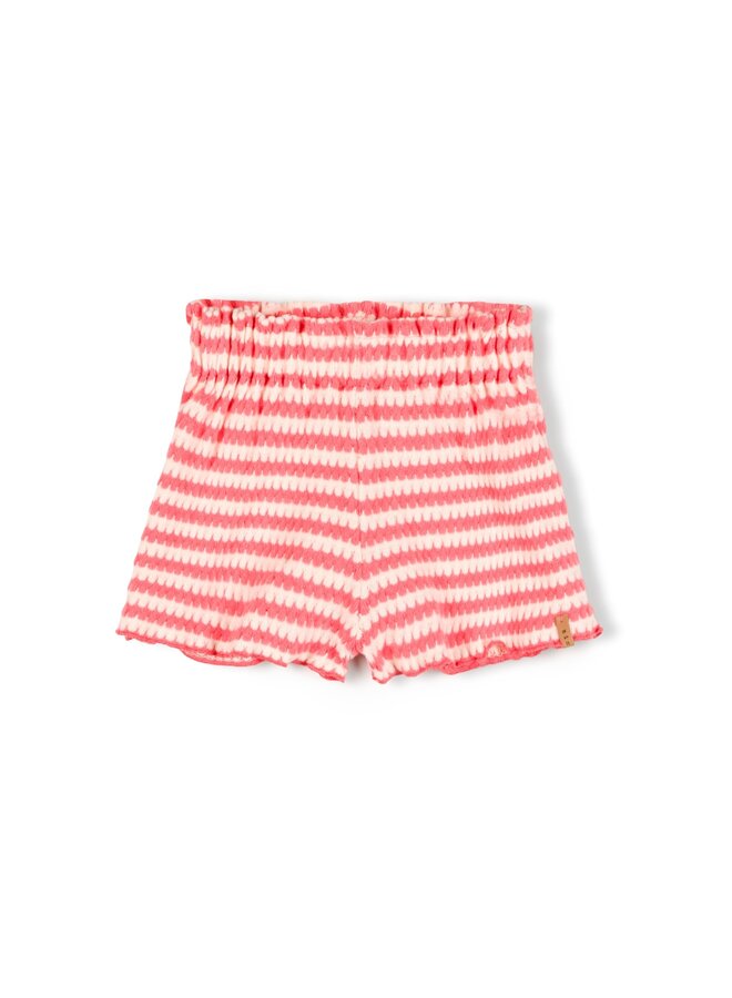 Fix short - Coral stripe