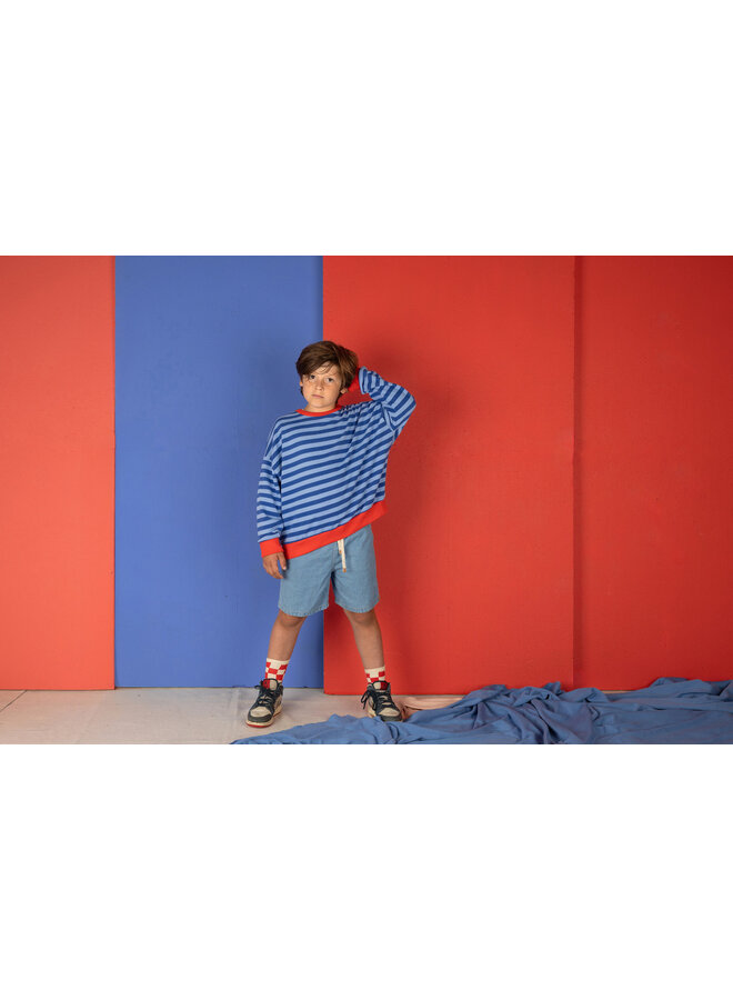 Nixnut - Rel sweater - Azul stripe