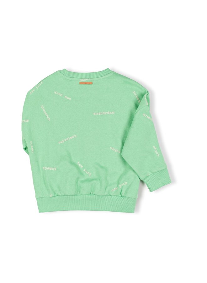 Nixnut - Stamp sweater - Apple