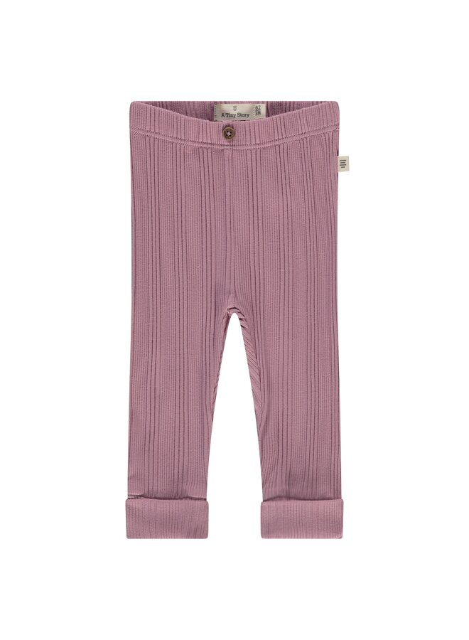 Baby pants rib - Rouge