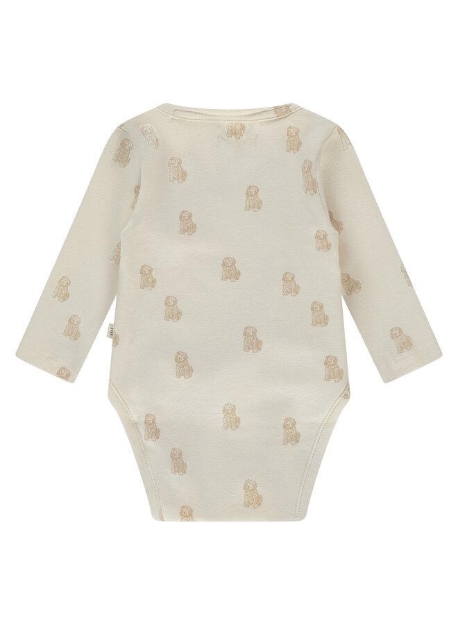A Tiny Story - Baby romper long sleeve - Ecru