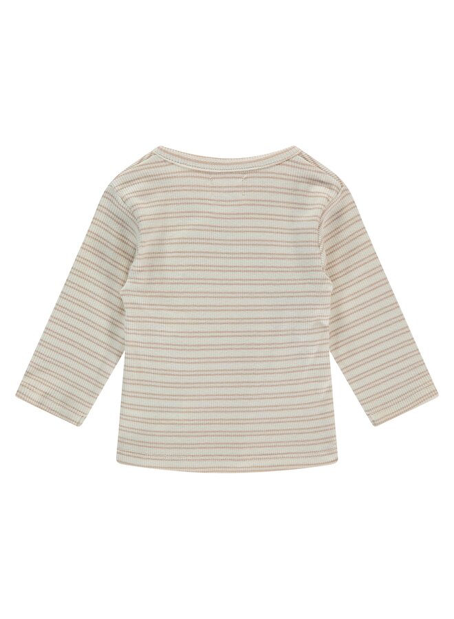 A Tiny Story - Baby t-shirt long sleeve stripes - Nougat