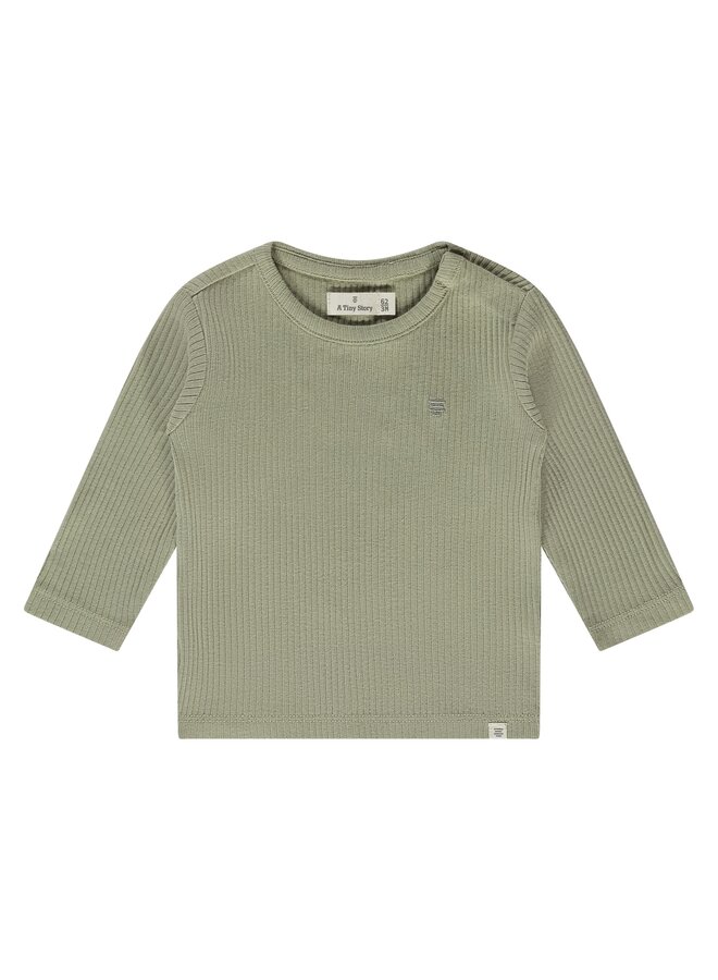 A Tiny Story - Baby t-shirt long sleeve - Moss