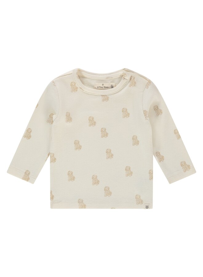 Baby t-shirt long sleeve - Ecru