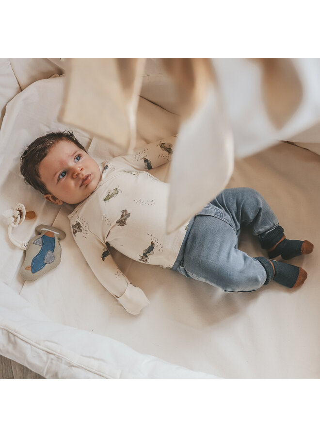 Your Wishes - Knitted denim jogging – Bluestone