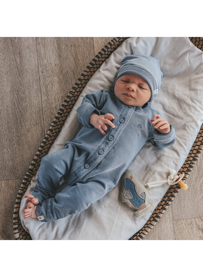 Your Wishes - Knitted denim onesie – Bluestone