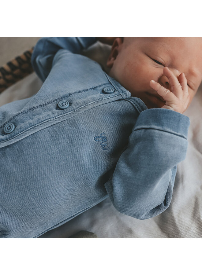 Your Wishes - Knitted denim onesie – Bluestone