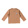 Your Wishes - Solid fitted longsleeve – Indian tan