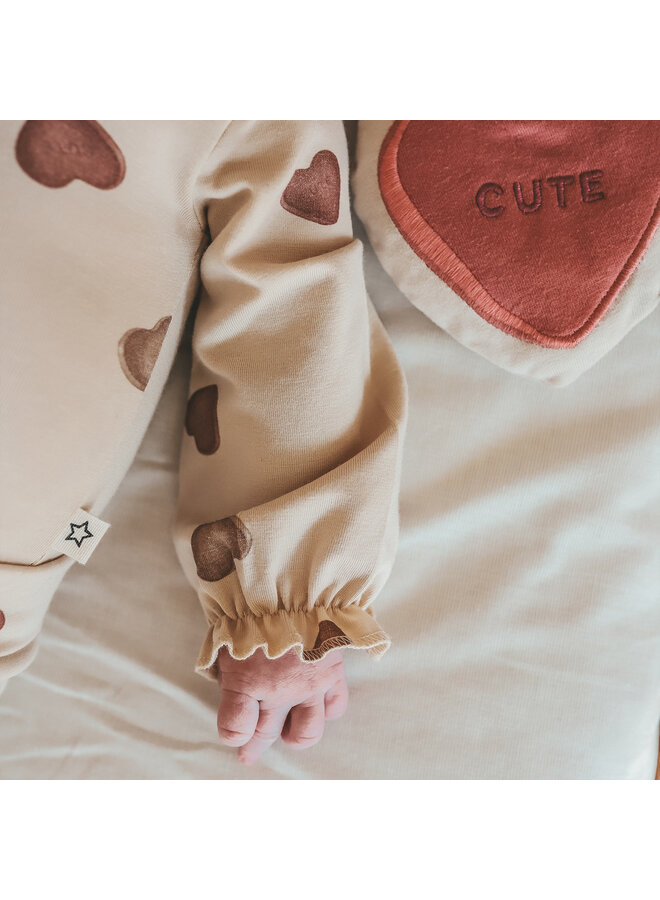 Your Wishes - Candy ruffle romper – Oyster gray