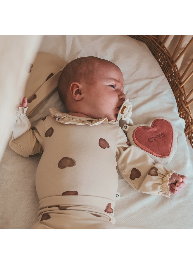 Your Wishes - Candy ruffle romper – Oyster gray