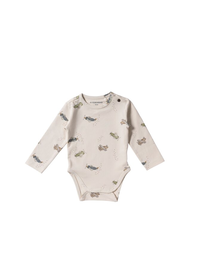 Your Wishes - Avion fitted romper – Birch