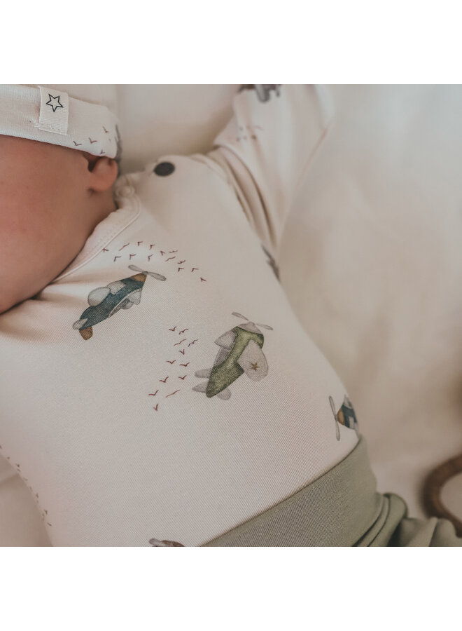 Your Wishes - Avion fitted romper – Birch