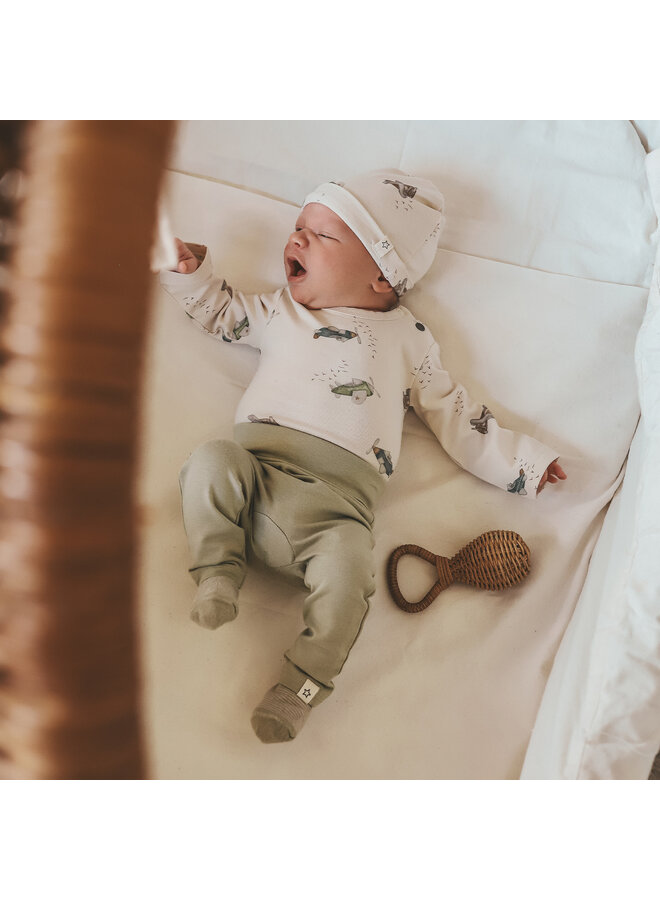 Your Wishes - Avion fitted romper – Birch