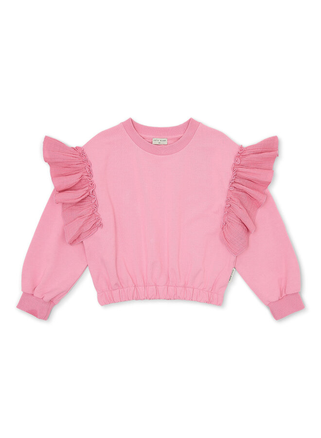 Sweater ruffles - Cashmere rose