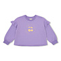 Petit Blush - June ruffle sweater - Chalk violet