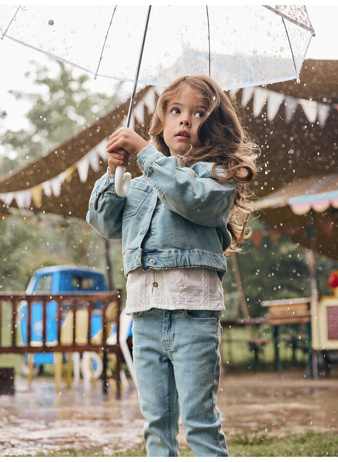 Daily7 - Shirt longsleeve fancy - Egret