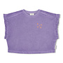 Petit Blush - Towel ruffle top - Chalk violet