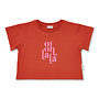 Petit Blush - T-shirt ooh lala - Burnt brick