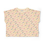Petit Blush - Simple t-shirt - Love text AOP